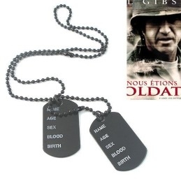 Cool Man Us Soldier Dog Tag Necklace/Pendant
