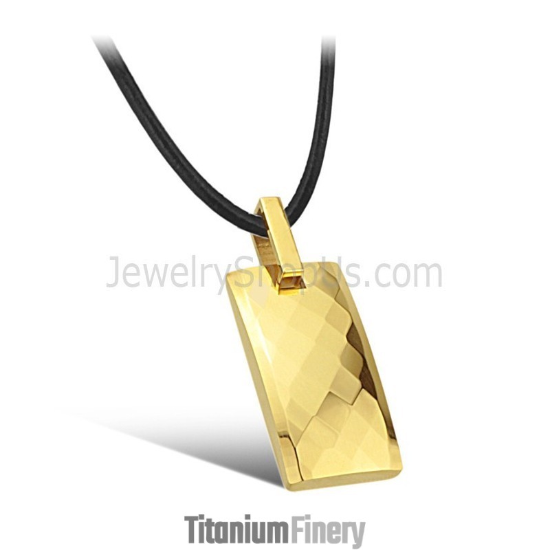 Tungsten Gold Intricate Multifaceted Design Pendant C632 Tungsten Gold Intricate Multifaceted Design Pendant C632