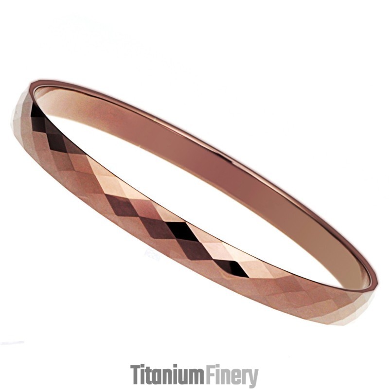 Tungsten High Polish Rose Gold Bracelet Couple Bangles C889 Tungsten High Polish Rose Gold Bracelet Couple Bangles C889