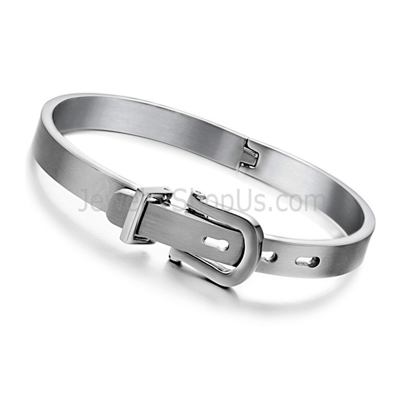 Tatanium Belt Bangle With Adjustable Length C969