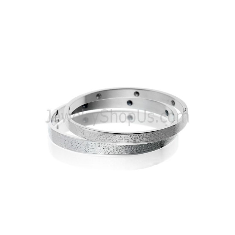 Tatanium Cross Magnetic Energy Health Couple Bangles C716 Tatanium Cross Magnetic Energy Health Couple Bangles C716
