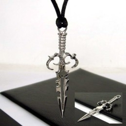 Cool Man Sword Cross Pure Titanium Necklace Pendant