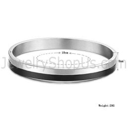 Tatanium Black And Couple Bangles C822