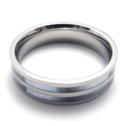 Polished Titanium Two Ring