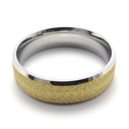 Colored Pearl Titanium Ring