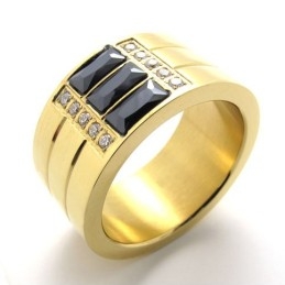 Gold Titanium Ring