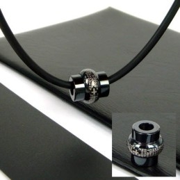 Man Cross Bible Roller Pure Titanium Pendant Necklace Gift