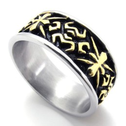 Gold Vintage Titanium Ring