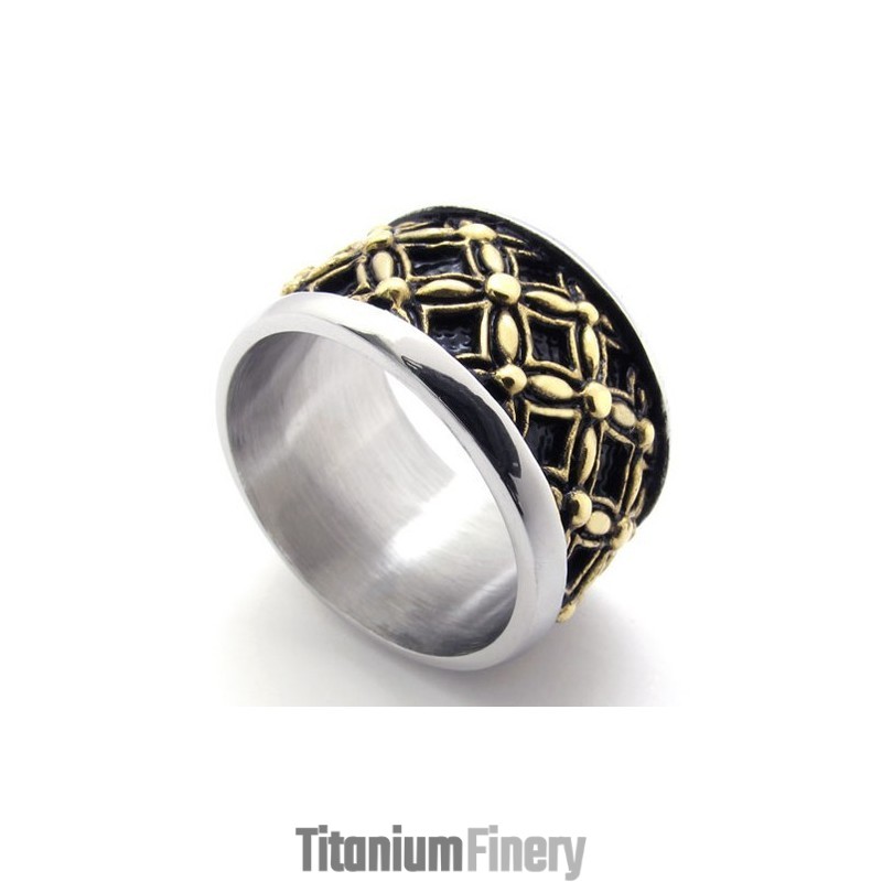 Colored Vintage Titanium Ring Colored Vintage Titanium Ring