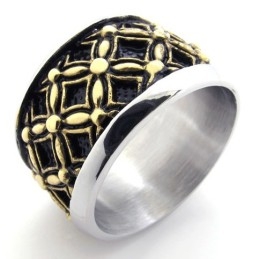 Colored Vintage Titanium Ring