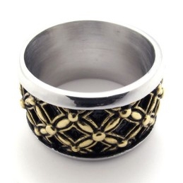 Colored Vintage Titanium Ring