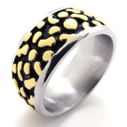 Gold Vintage Titanium Ring