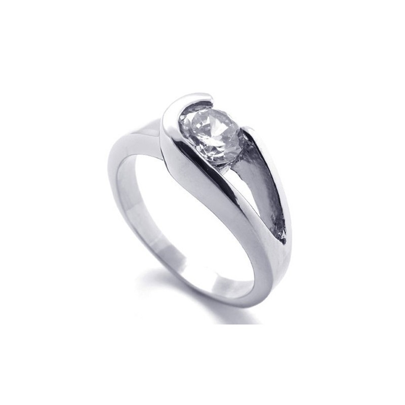 Diamond Titanium Ring