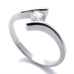 Diamond Titanium Ring For Women