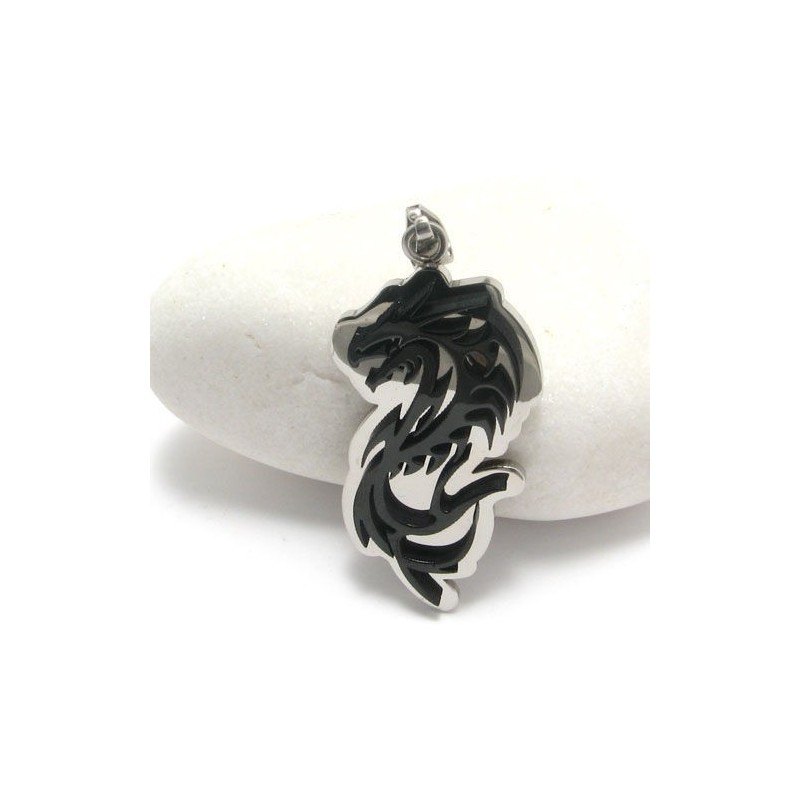 Man Black Dragon Pure Titanium Necklace Pendant Gift Man Black Dragon Pure Titanium Necklace Pendant Gift