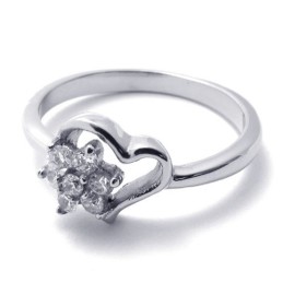Diamond Titanium Ring