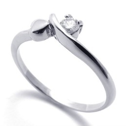 Diamond Titanium Ring