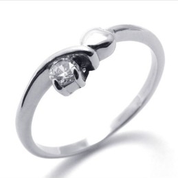Diamond Titanium Ring