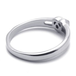 Diamond Titanium Ring For Women