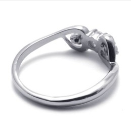 Diamond Titanium Ring For Women