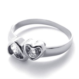 Diamond WoMen's Titanium Ring