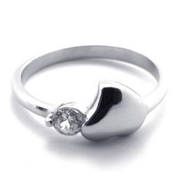 Diamond Titanium Ring For Women