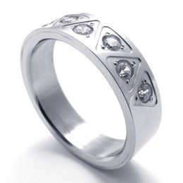 Diamond Titanium Ring