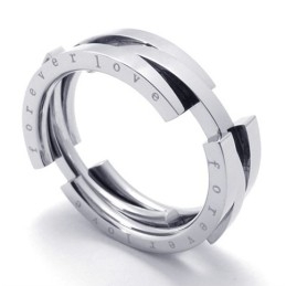 Puzzle Titanium Ring