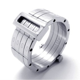 Puzzle Titanium Ring