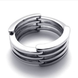 Puzzle Titanium Ring