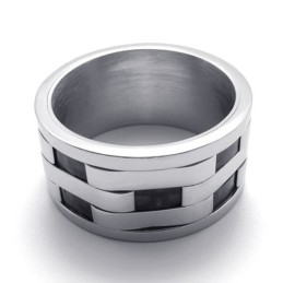 Puzzle Titanium Ring