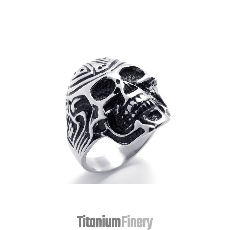 Skull Titanium Ring