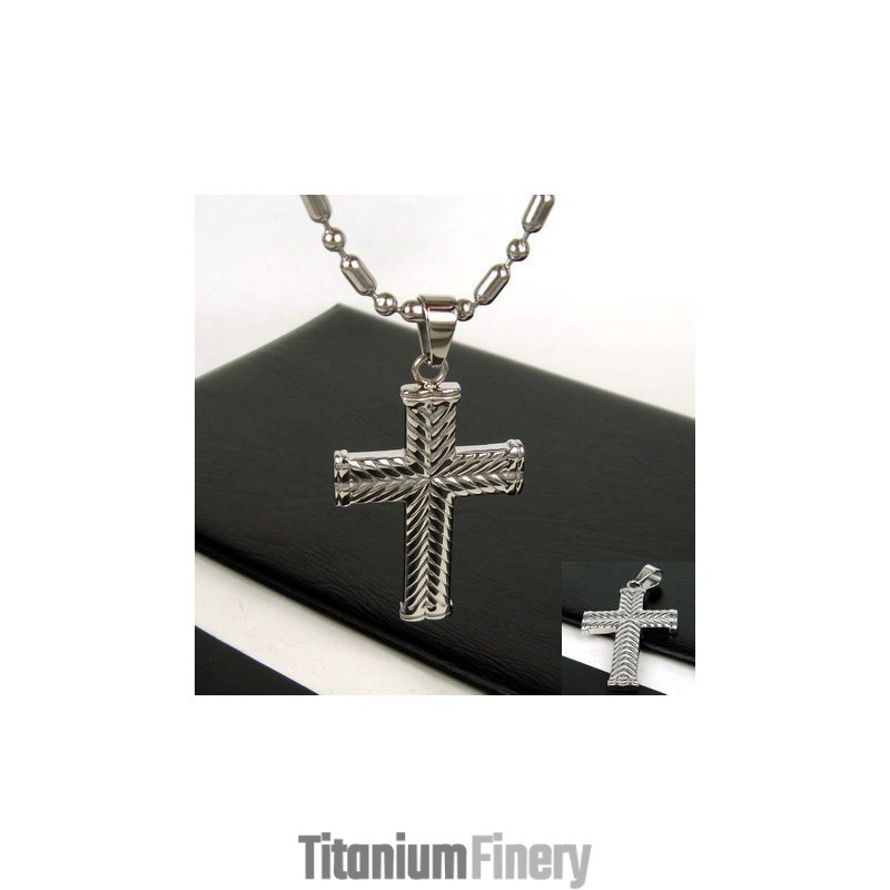 Man Exclusive Cross Pure Titanium Pendant Gift Man Exclusive Cross Pure Titanium Pendant Gift