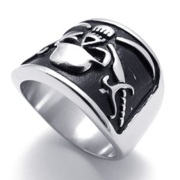 Skull Titanium Ring