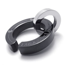 Black Diamond Lovers Titanium Pendant For Women