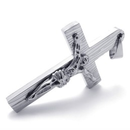 Jesus Titanium Cross Pendant