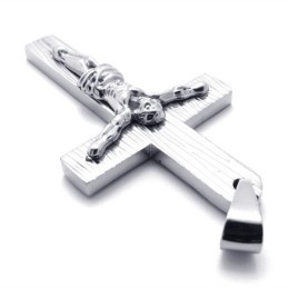 Jesus Titanium Cross Pendant