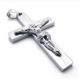 Jesus Titanium Cross Pendant