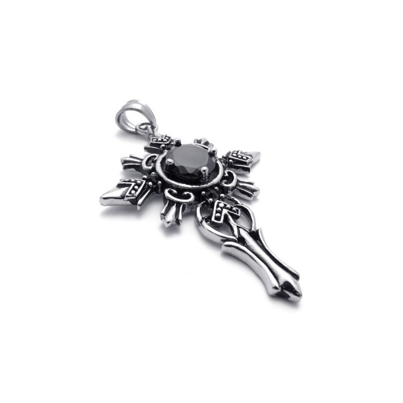 Gem Titanium Cross Pendant Gem Titanium Cross Pendant