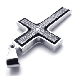 Black Titanium Cross Pendant