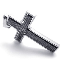 Black Titanium Cross Pendant