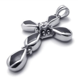 Diamond Titanium Cross Pendant
