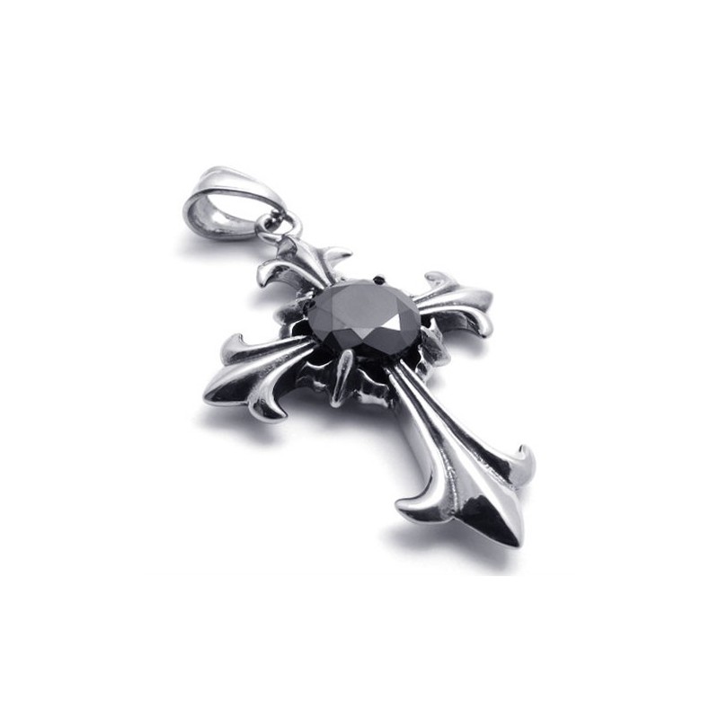 Gem Titanium Cross Pendant Gem Titanium Cross Pendant