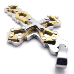 Black Titanium Cross Pendant
