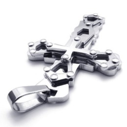 Gold Titanium Cross Pendant