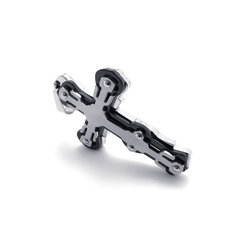 Black Titanium Cross Pendant