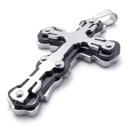 Black Titanium Cross Pendant
