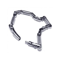 Men's Boy'S Silver 316L Pure Titanium Charm Bracelet
