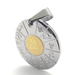 Leo Titanium Pendant