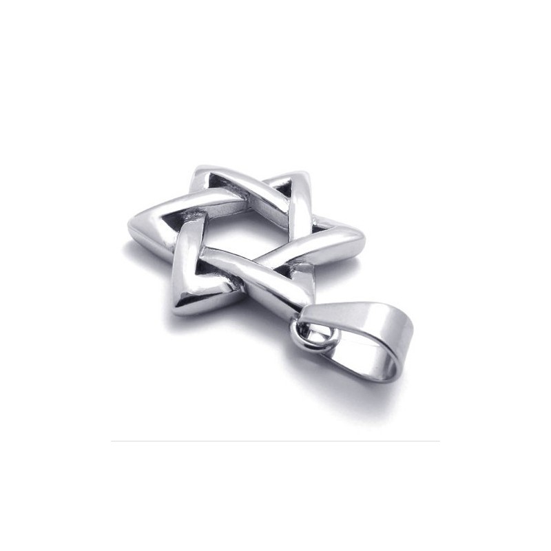 Lucky Hexagram Titanium Pendant Lucky Hexagram Titanium Pendant